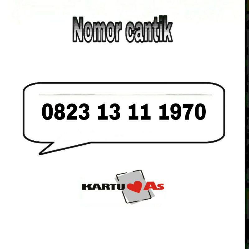 nomor cantik nomer kartu perdana Telkomsel as 4g LTE seri tahun 13 November murah 23 231 2313 23131 