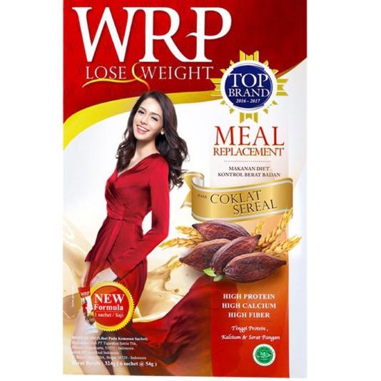 

✨Grosir✨ SUSU WRP Meal Replacement LOSE WEIGHT 324g (6 saset) rasa Coklat Starwbery Moca Green Tea 