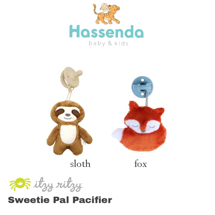 Itzy Ritzy Sweetie Pal Pacifier and Stuffed Animal / Empeng Bayi