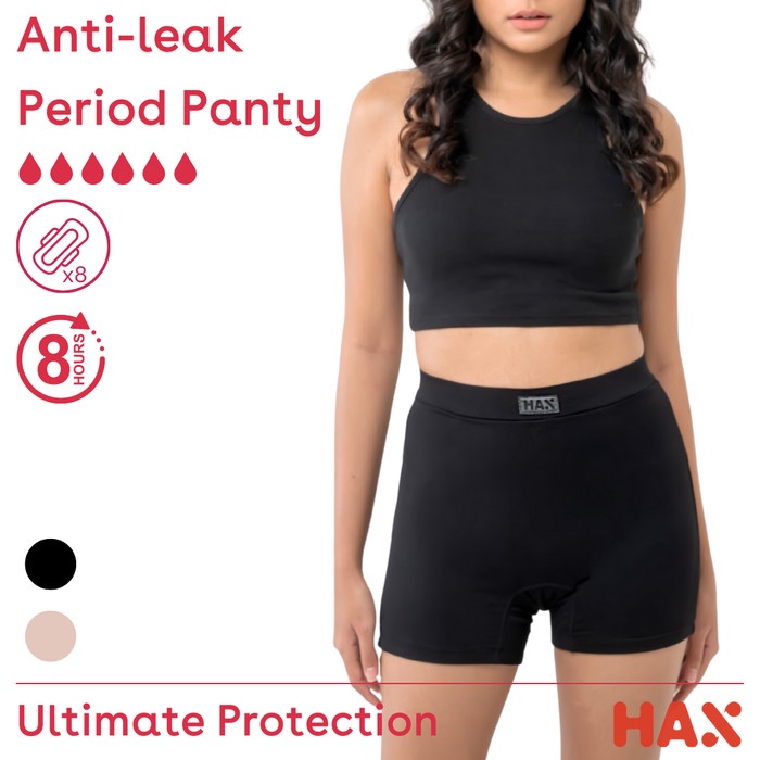 Cd Wanita Hax Period Panty - Heavy Duty Boyshort / Celana Menstruasi