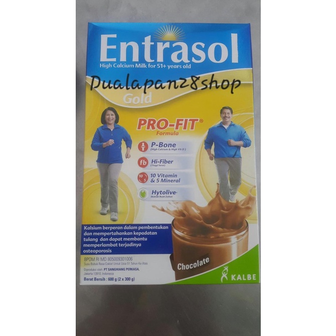 

[ COD ] Entrasol gold coklat 600gr