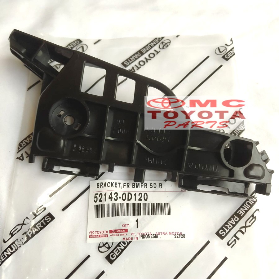 Support Bracket Breket Bumper Depan Kanan Sienta 52143-0D120