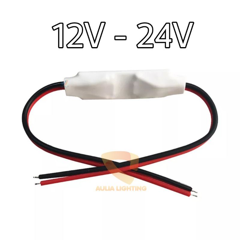 CONTROLLER 12V-24V LED STRIP LED MODUL MINI 1 WARNA PENGATUR REDUP TERANG MODE