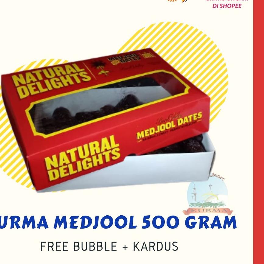 

Quality Control✅COD KURMA MEDJOOL NATURAL DELIGHTS 500 Gram / MEDJOL / MEDJOOL / PROMO|KD8
