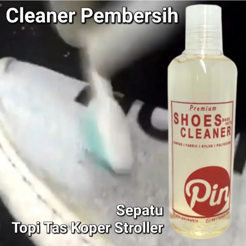 CLEANER IPEMBERSIH SEPATU PUTIH DAN WARNA PIN SHOES CLEANER