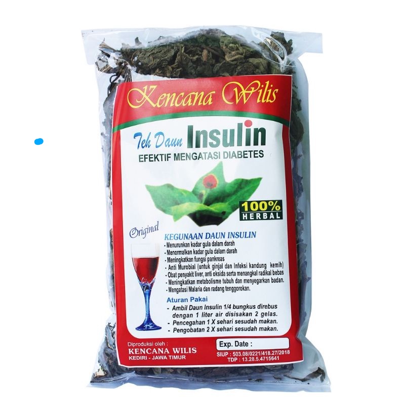 Teh Daun Insulin Kencana Wilis Obat Herbal Diabetes Gula Darah Kencing Manis obat tradisional