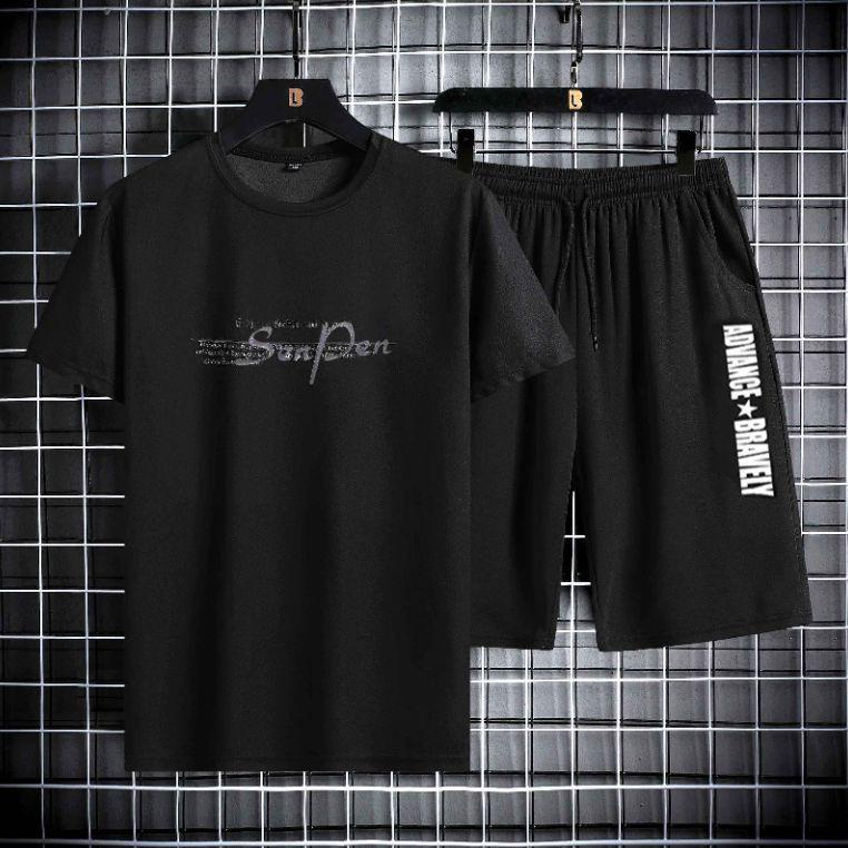 X03Z Kaos pria 100% puas dengan T-shirt Kau akan menyukainya - setelan tie dye terbaru 1 set pria ba