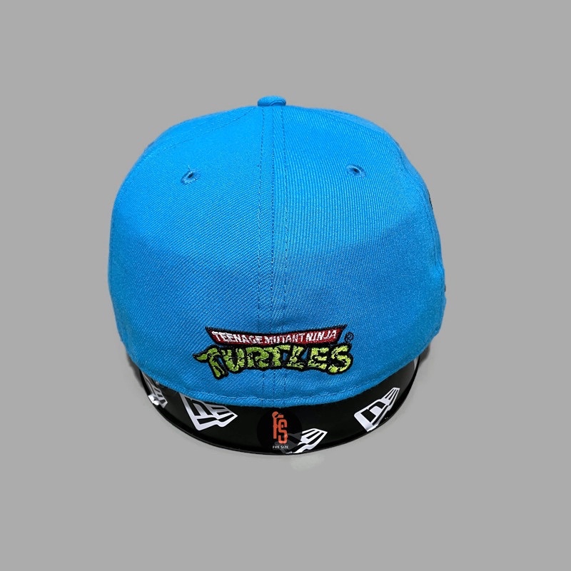 TOPI NEW ERA ORIGINAL 5950 PIZZA TMNT SKYBLUE UV GREEN