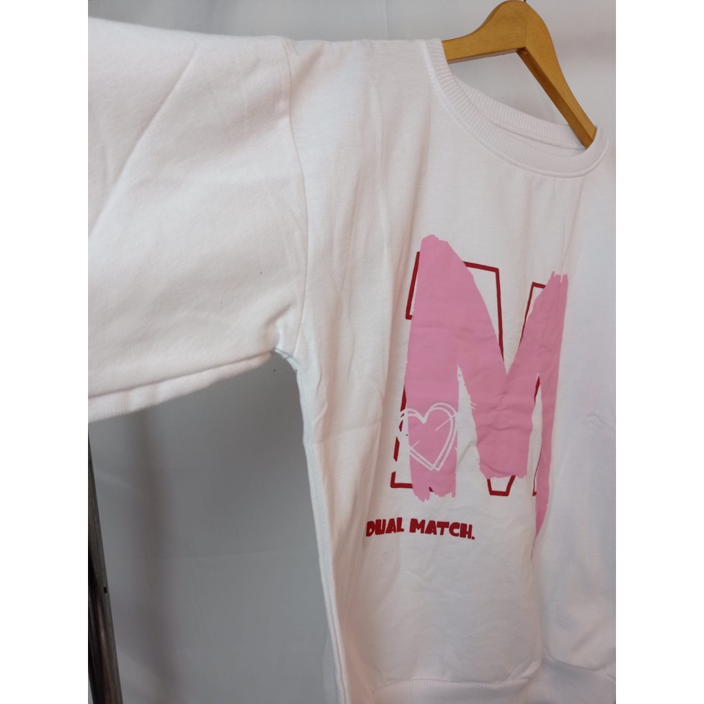 Sweater Dualmatch - Korean Style Sweatshirt - Pakaian Wanita Dan Pria