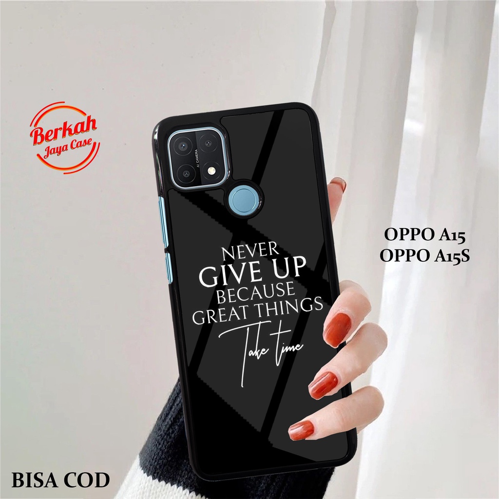 Case OPPO A15 A15S Casing OPPO A15 A15S case QUOTES ENGLISH Case hp kondom hp case aesthetic case an