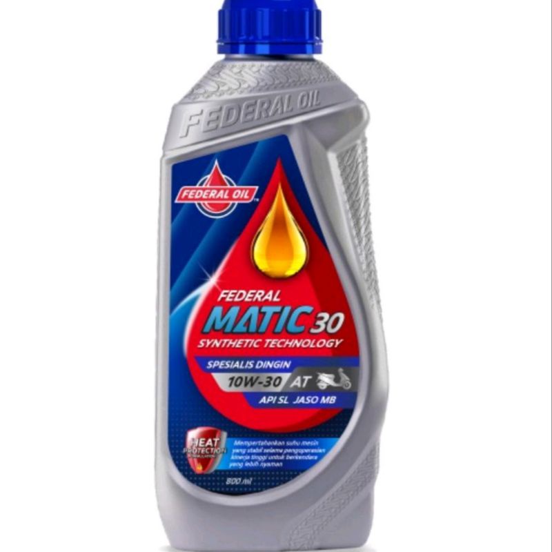 Oli Federal Matic 800ml Oli Federal Ultratec Matic 0,8 Liter Oli Mesin Motor Federal Matic 800ml Oli