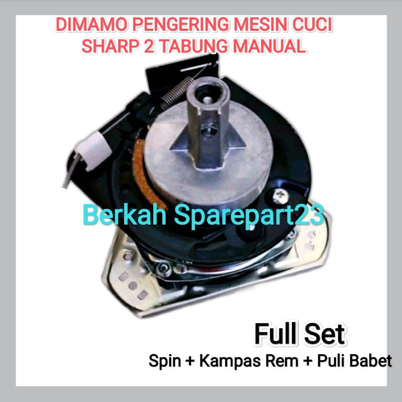 Dinamo Pengering / Spin Mesin Cuci Sharp 2 Tabung 8 Kg