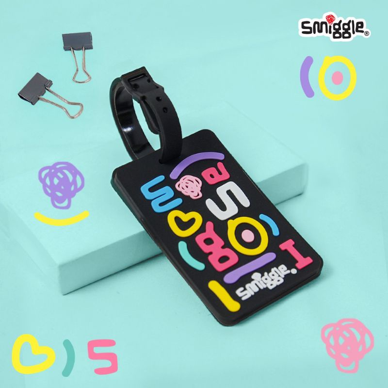 name tag Smiggle/Smiggle name tag rubber/Smiggle Id card/name tag anak