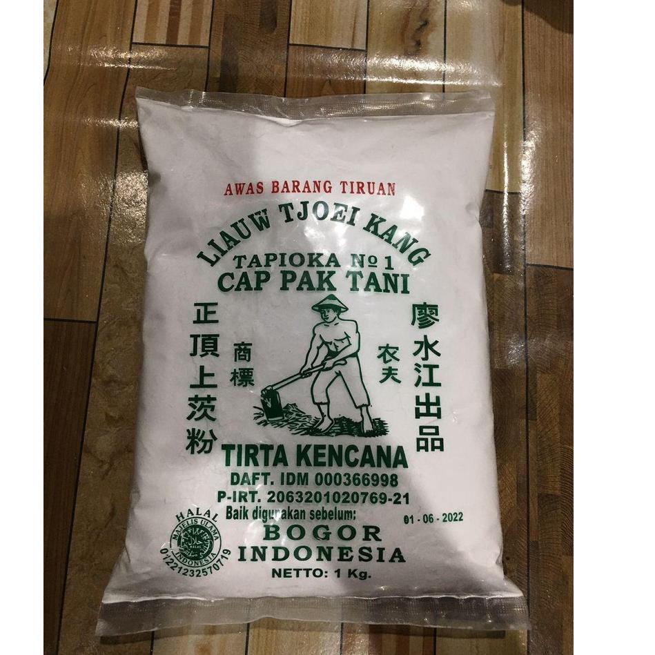 

Untuk Anda--tepung sagu/ tapioka cap pak tani liauw Tjoei kang kemasan 1 kg