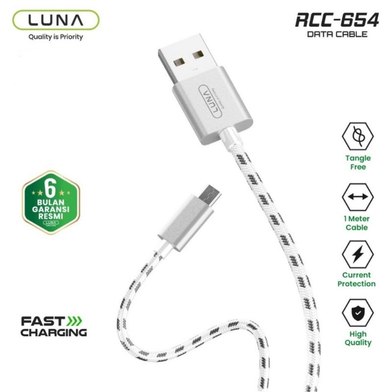 Kabel Data LUNA RCB-654 Micro Fast Charge 2.4A