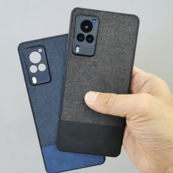 Dijual VIVO X60 / X60 PRO SOFT CASE FABRIC DENIM COVER - X60 Hitam Limited