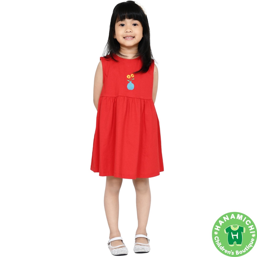 Hanamichi RIVA Dress Anak Premium Tanpa Lengan Sleeveless Balita