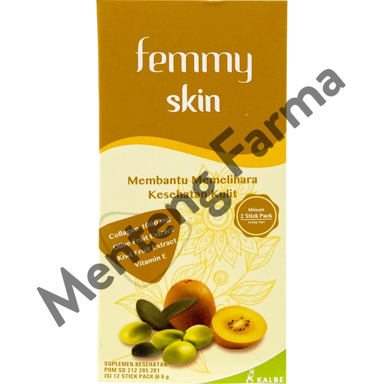 Femmy Skin 12 Sachet - Suplemen Collagen Drink untuk Kesehatan Kulit