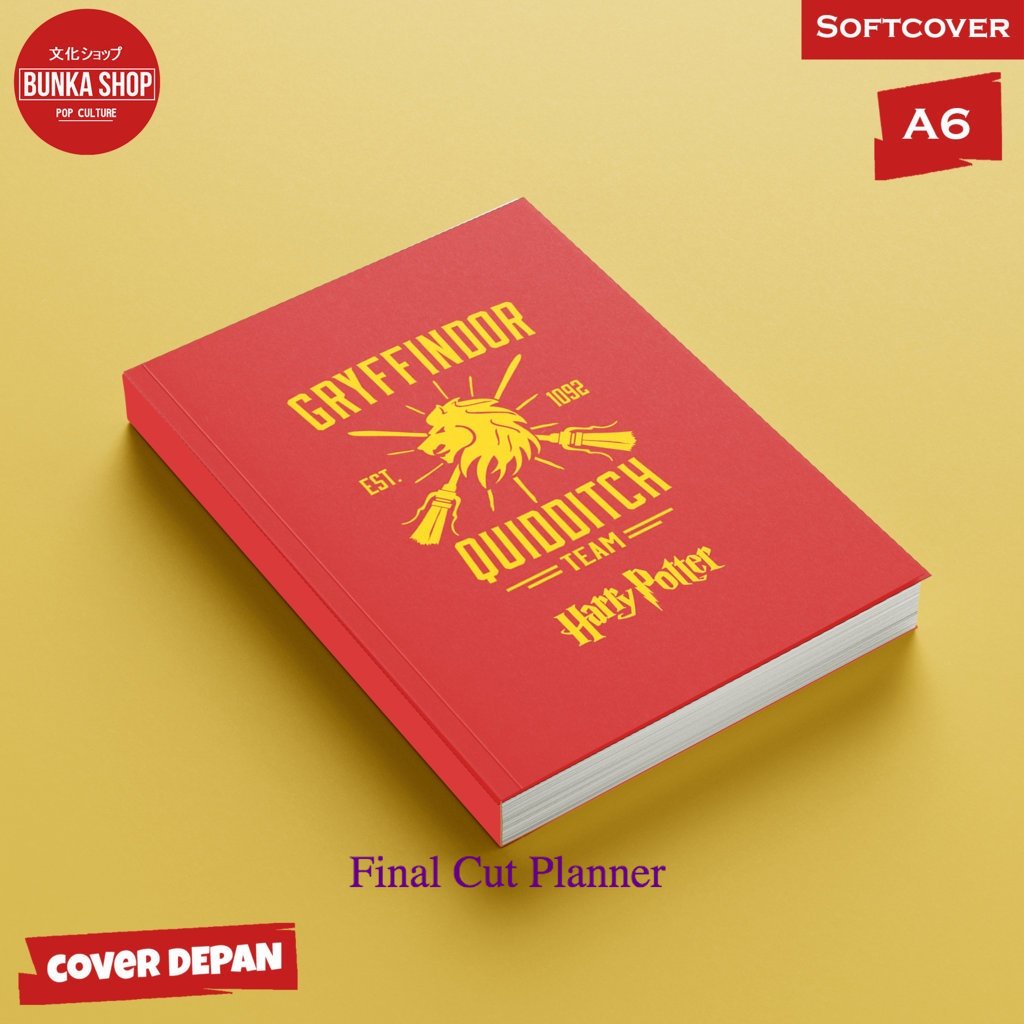 

Pocket Note Harry Potters Quidditch Gryffindor Softcover A 6 Buku Tulis Catatan Notes Agenda Planner Jurnal .