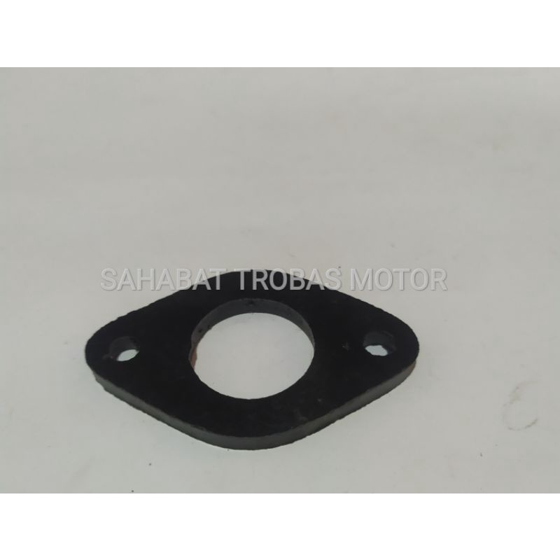 bonit, ebonit fiber karburator insulator mio lama soul, sporty, smile, fino, nouvo, ebonit mio