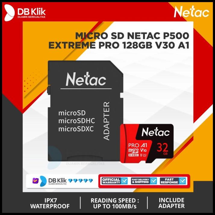 Карта памяти netac p500 extreme pro microsd 256gb