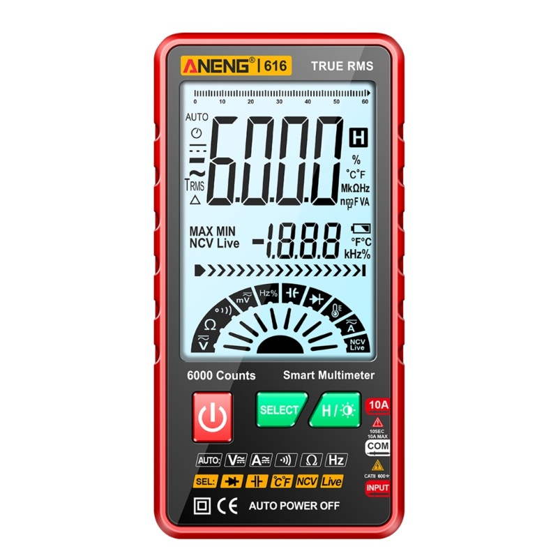 Zzz Multimeter Digital Otomatis Untuk Uji Tegangan Arus Listrik