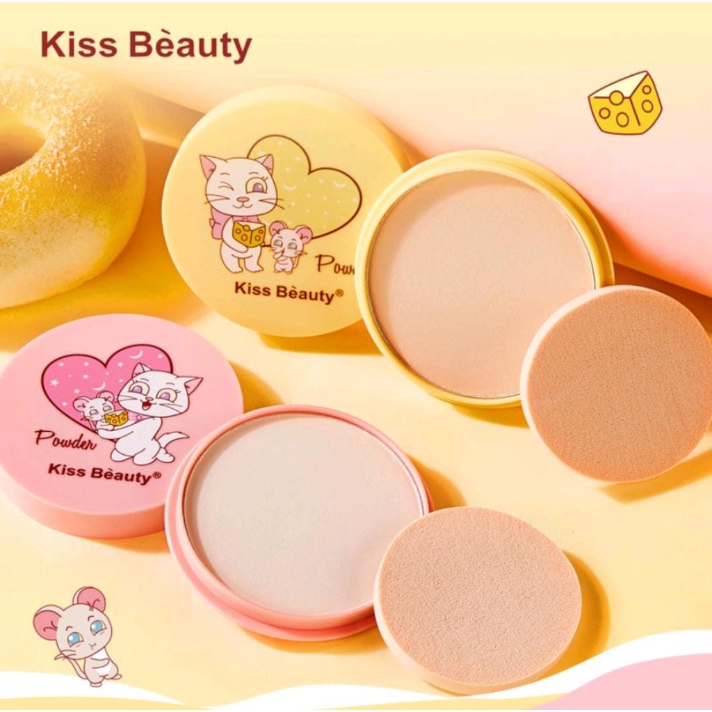 KISS BEAUTY COMPACT POWDER / BEDAK KISS BEAUTY