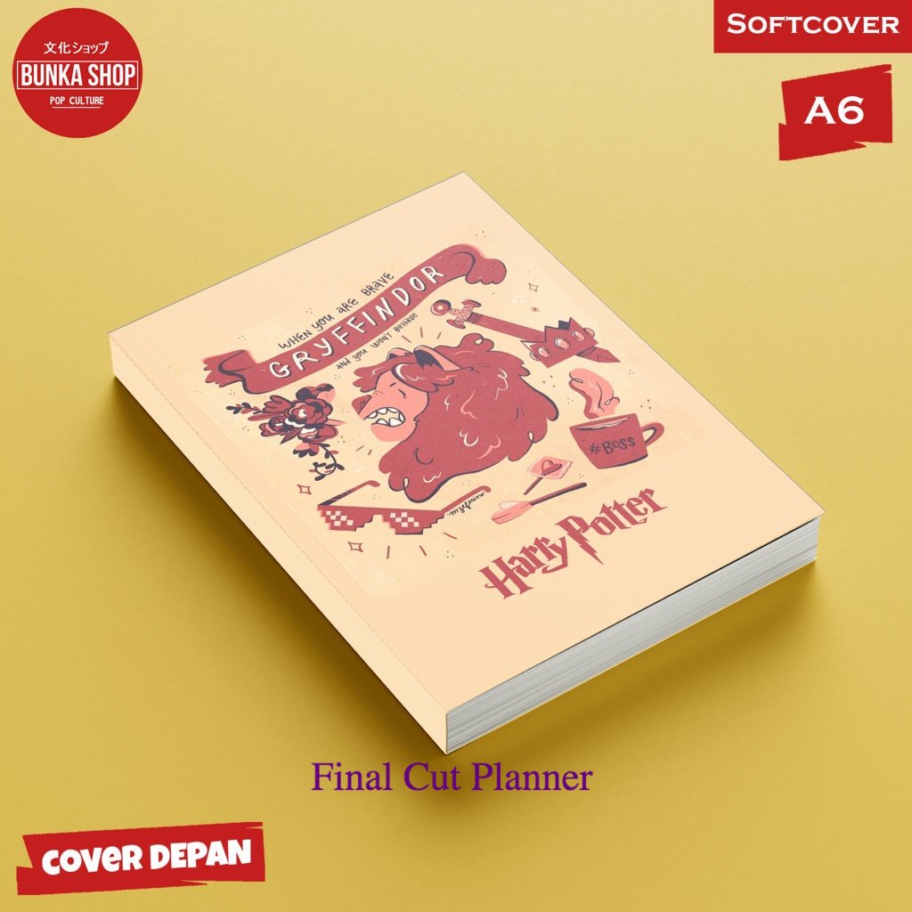 

Pocket Note Harry Potters Gryffindor Charateristic SOftcover A6 Buku Tulis Catatan Notes Agenda Planner Jurnal