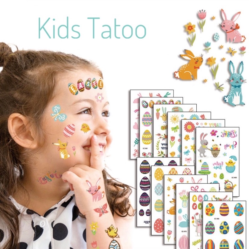 Tattoo Stiker Anak Karakter Glow in The Dark Tato