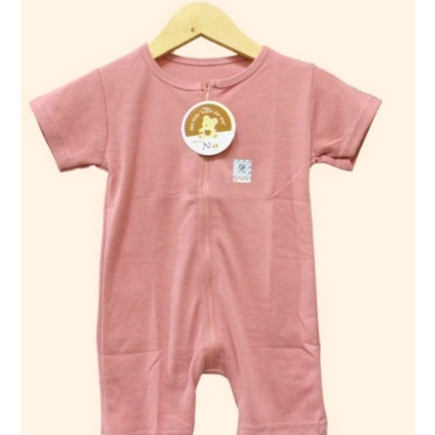 SALE PROMO Romper Bayi 0-6 Bulan Warna Polos Romper Nia Premium