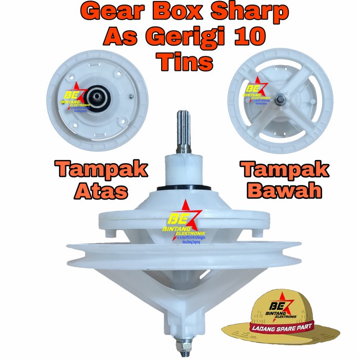 Gearbok mesin cuci sharp gearbox sharp girbok sharp gear box sharp