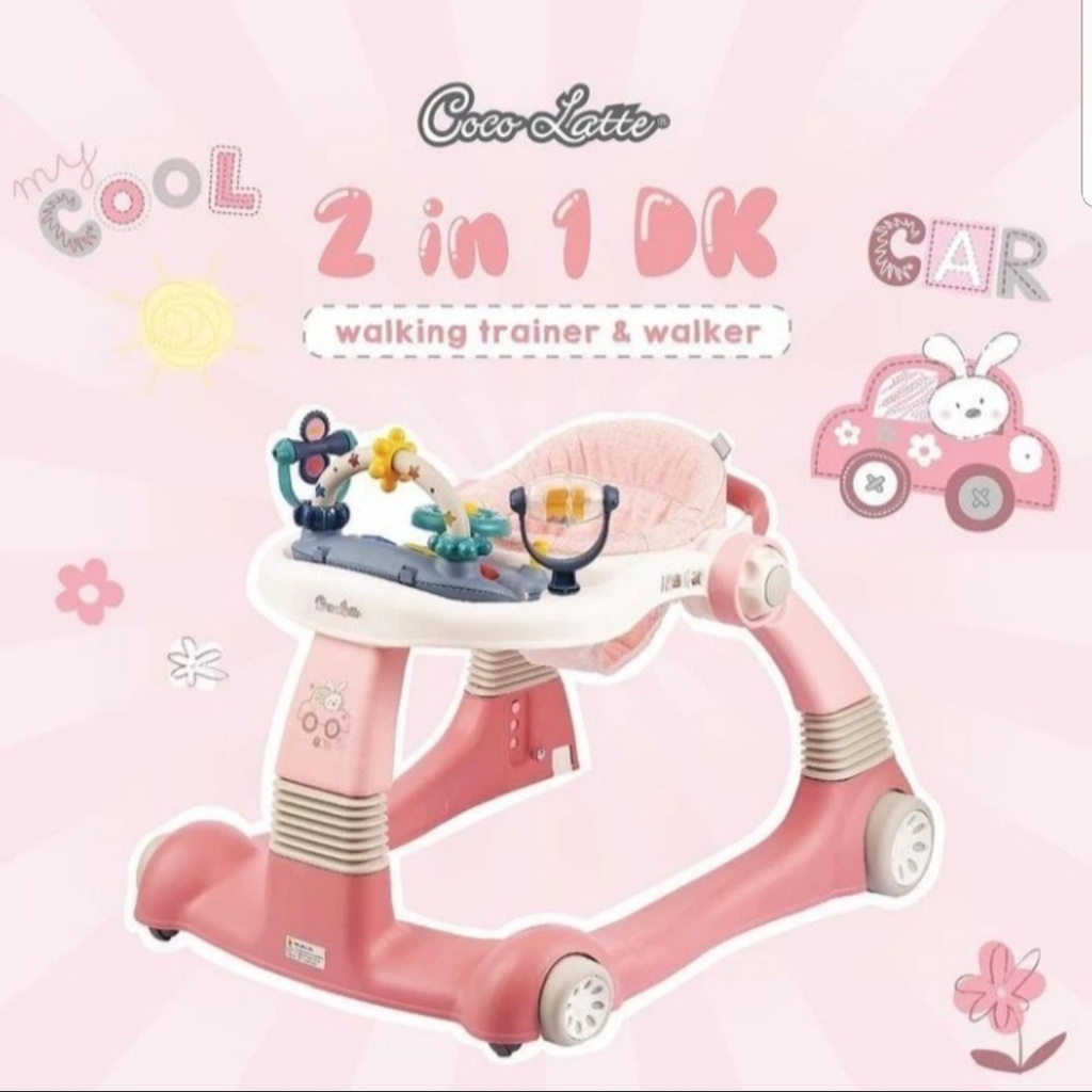 Baby Walker Cocolate 2 In 1 Dk &quot;Fun Collection