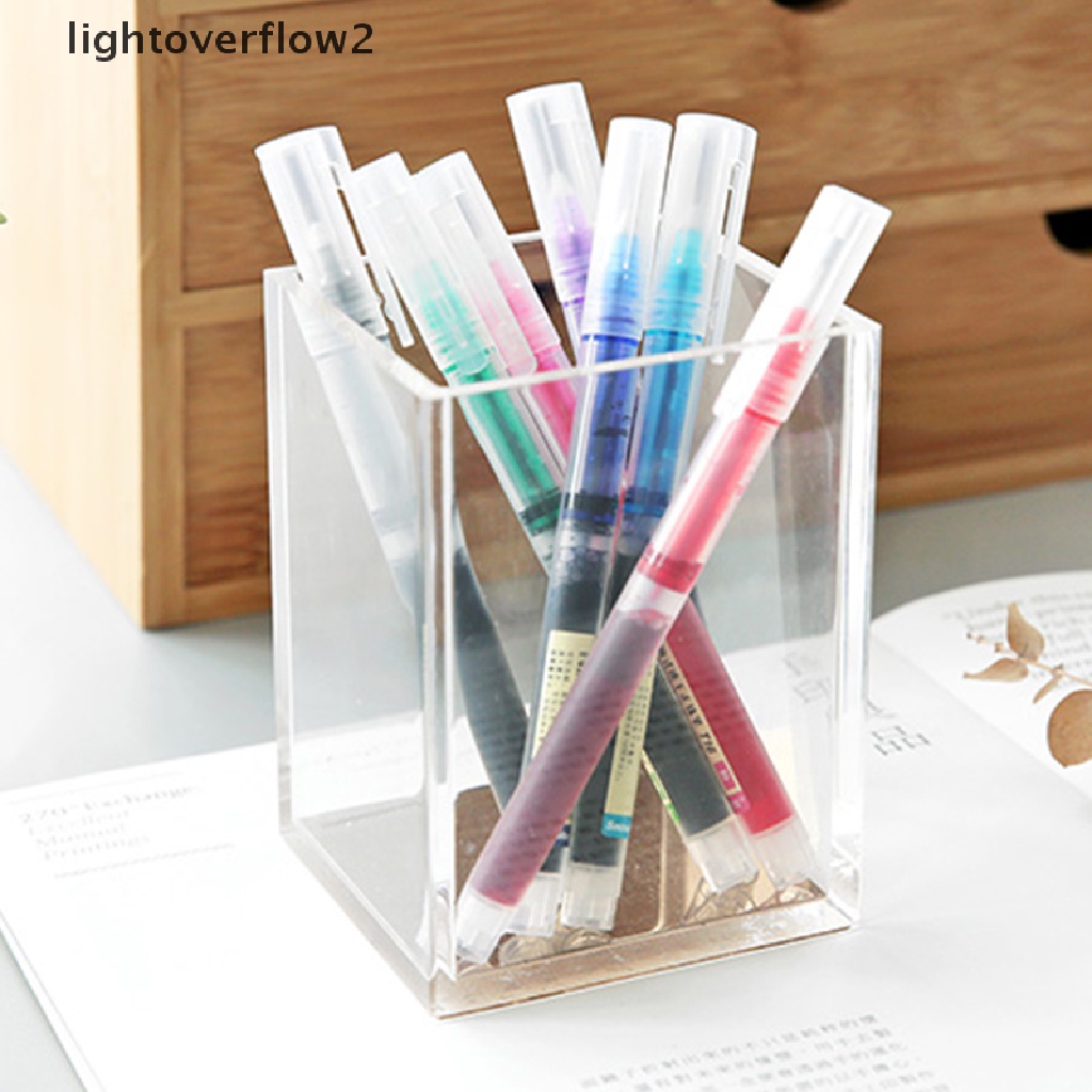 (lightoverflow2) 2pcs Pulpen Gel Standar Eropa Quick Dry