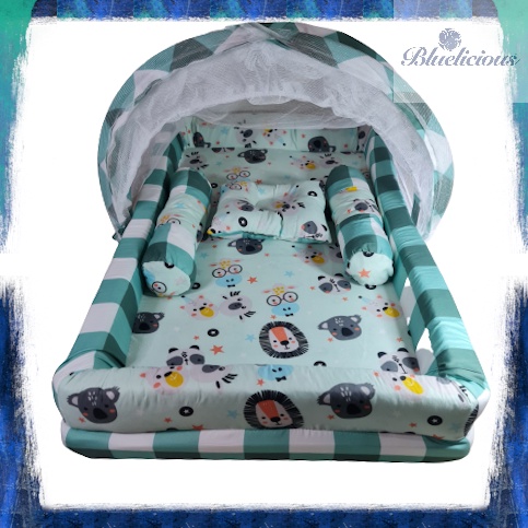 Kasur Bayi Kelambu / Kasur anak / Set Kolam / Tempat tidur / Bedding Set