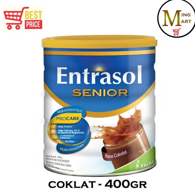 

[ COD ] Entrasol Senior Coklat 400gr