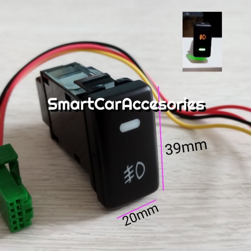 Switch Swit Saklar Tombol Lampu Foglamp Kabut Drl Proji Projie + Kabel Avanza Xenia Innova Grandmax 