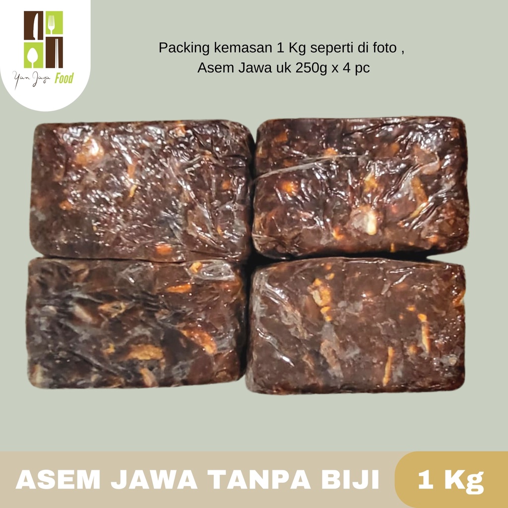 Asem Jawa Tanpa Biji Asli Asam Jawa [250g/1Kg]