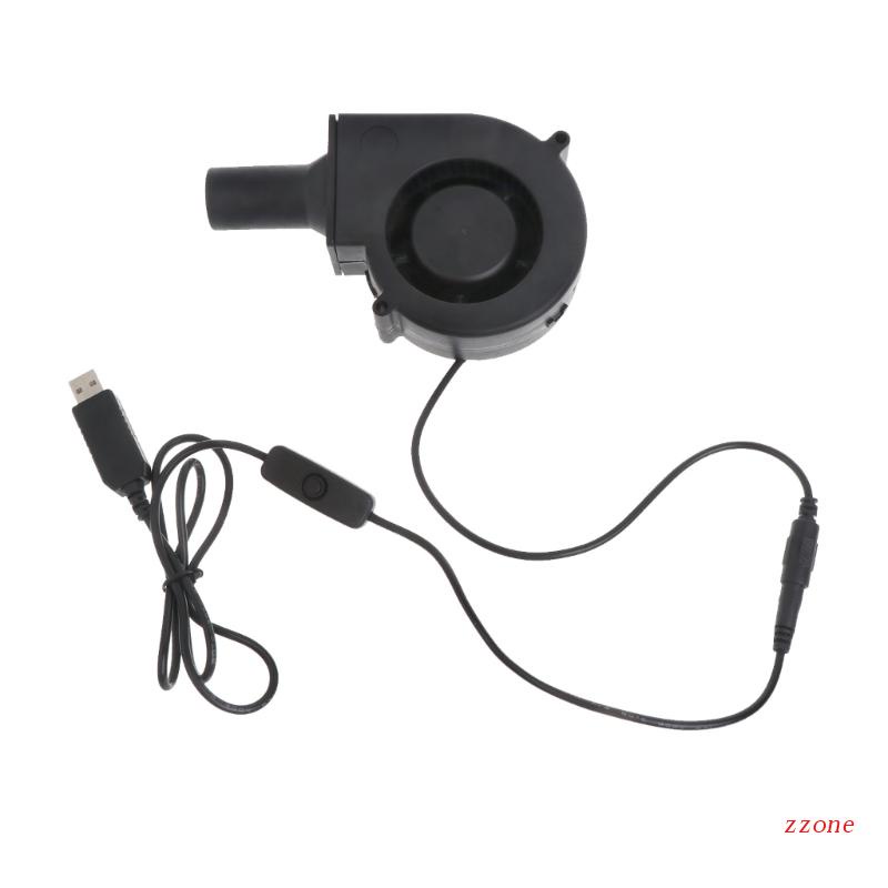 Zzz Kipas Blower BBQ 9733 97x97 X 33mm DC-Brushless Dengan Duct Udara Untuk Camping