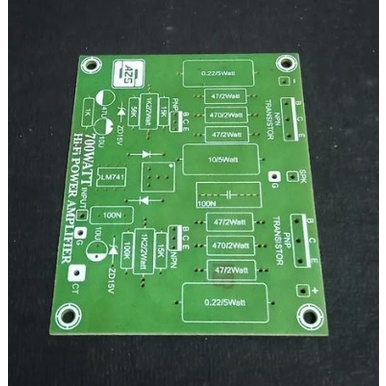 PCB Driver Power Amplifier 700W Out Colektor Upgrade Dari PA 140W