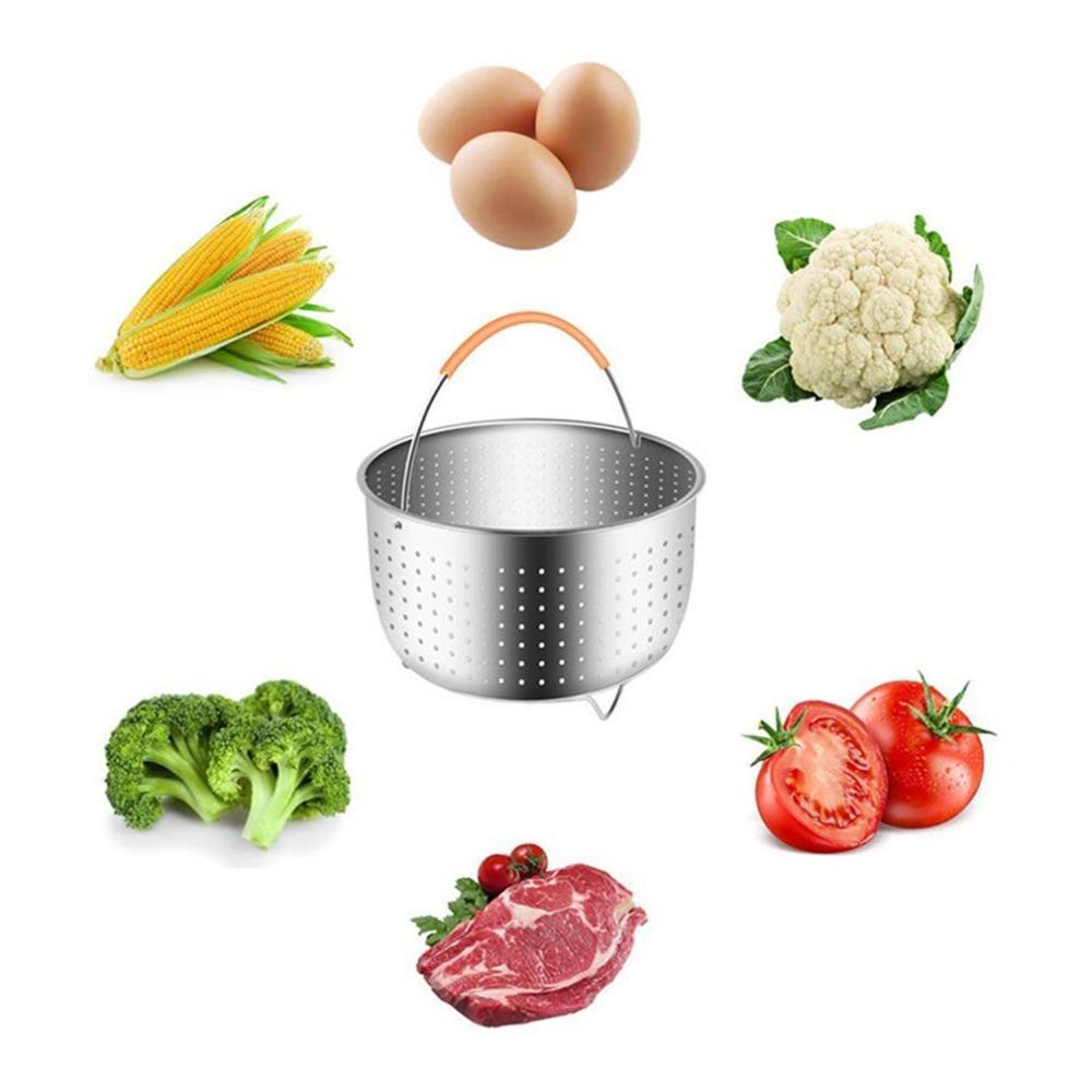 Preva Steamer Basket High Quality Untuk Panci Presto Dengan Kaki Silikon Aksesoris Cooker