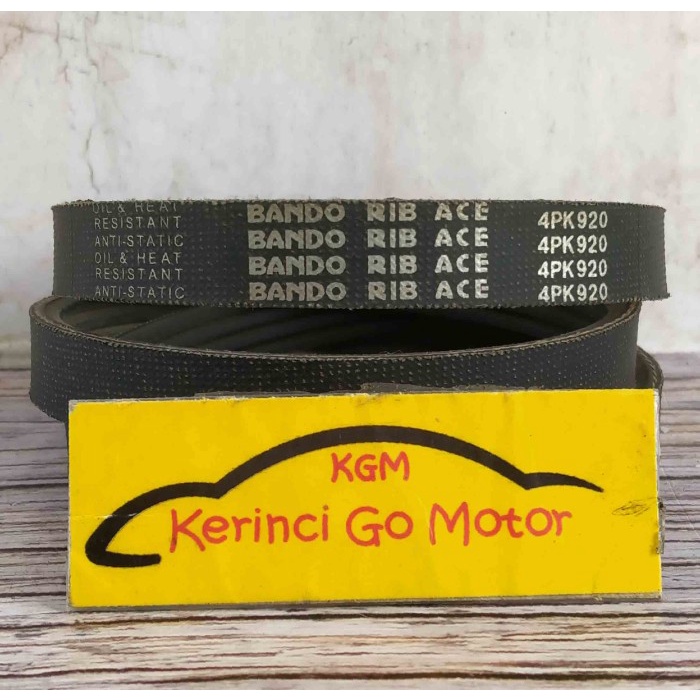 BANDO VAN BELT 4PK 920 RIB BELT TALI KIPAS 4PK-920 FAN BELT ALUR