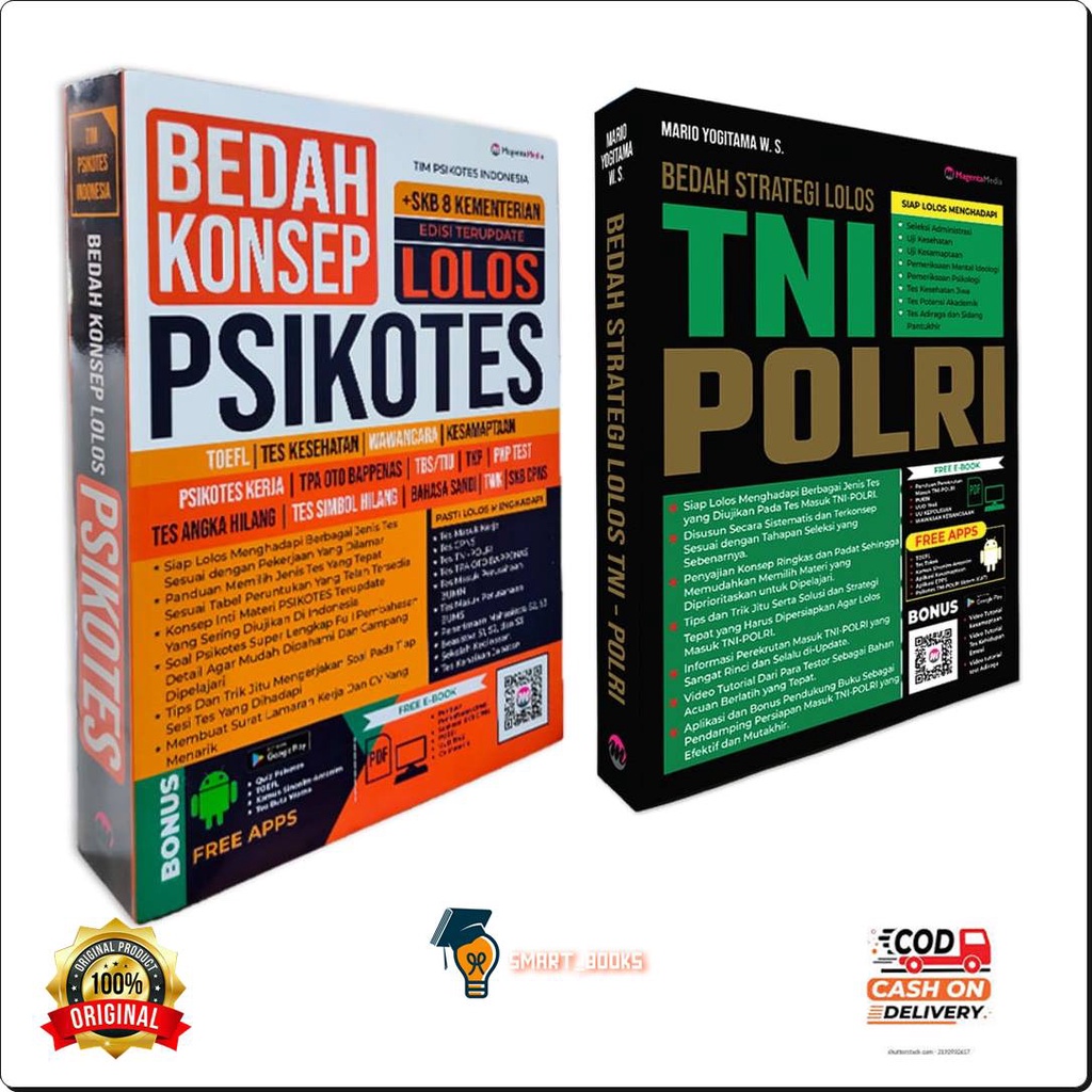 PAKET BUKU HEMAT PENGEMBANGAN DIRI & KARIR - BUKU TNI POLRI - BUKU PSIKOTES - BUKU TES PSIKOTES -  :