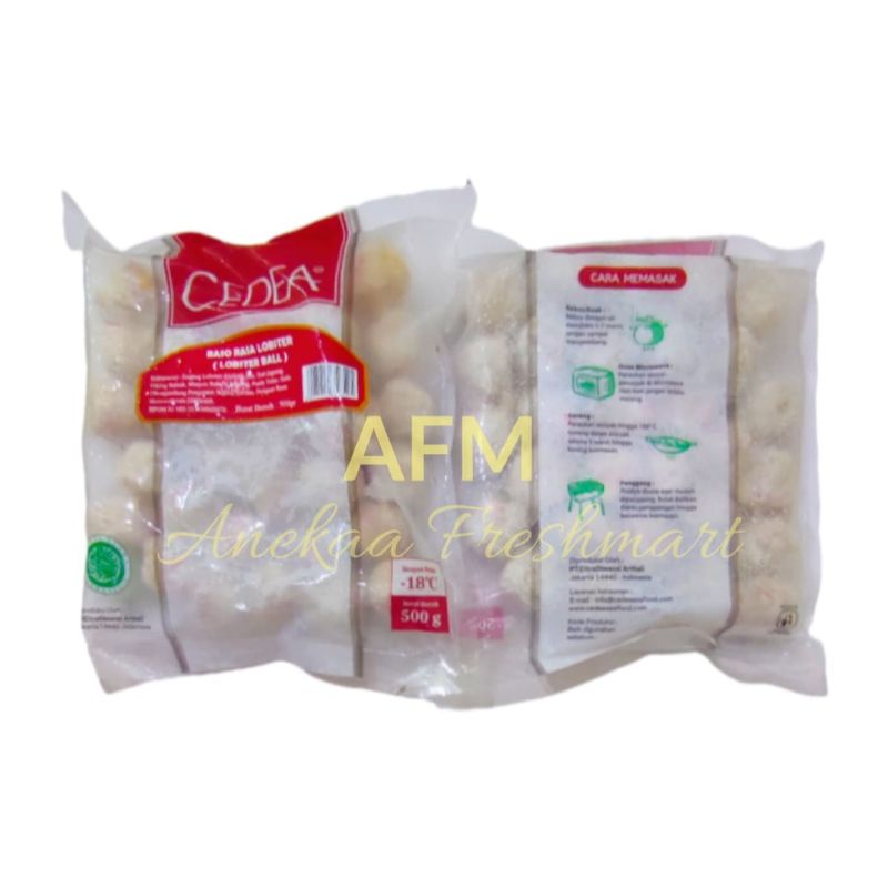 

CEDEA LOSBTER BALL 500GRAM BAKSO LOBSTER BASO LOBSTER BASO IKAN