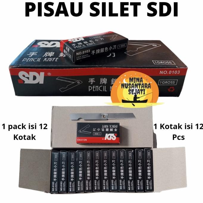 

Pisau Silet Sdi -Harga Per 1 Pack