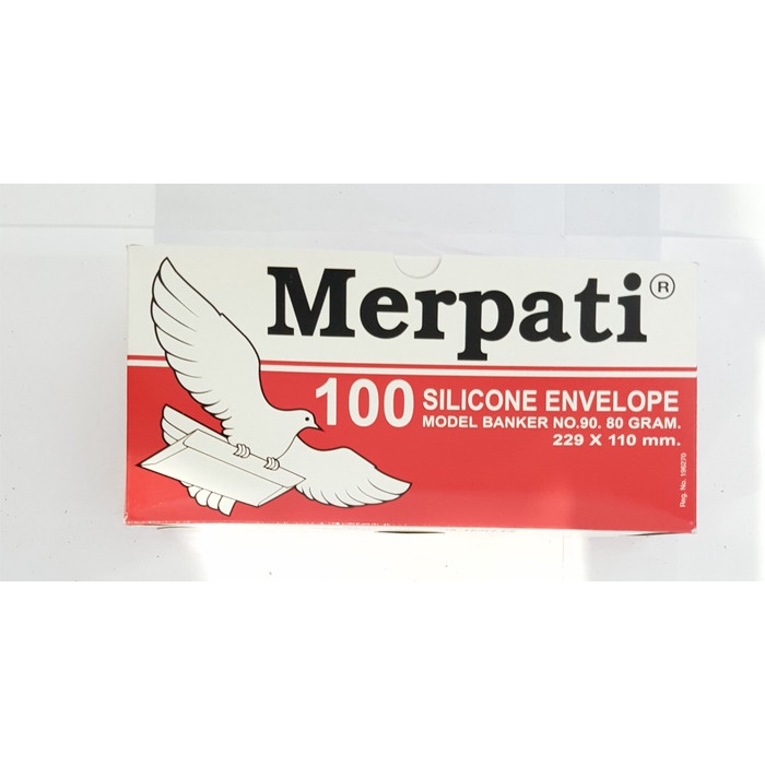 

Nikmati Amplop Merpati Silicone Besar No. 90 ( 229 X 110 Mm ) Berkualitas