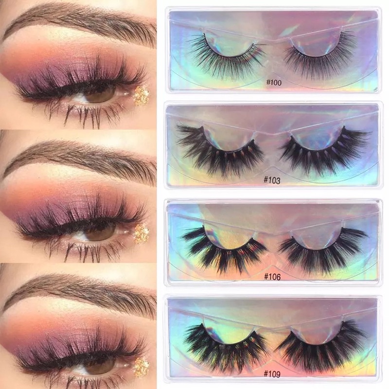 3d Mink Lashes Natural false Eyelashes messy fake Eyelashes Makeup False Lashes