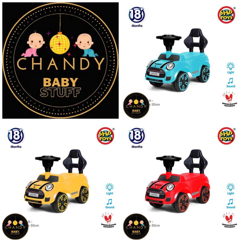 MAINAN ANAK MOBIL MOBILAN BISA DINAIKI SHP TOYS RIDE ON CAR MIMO 709