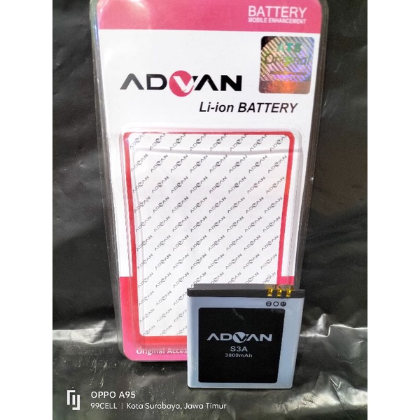 Baterai | Battery | Batre Advan S3A original