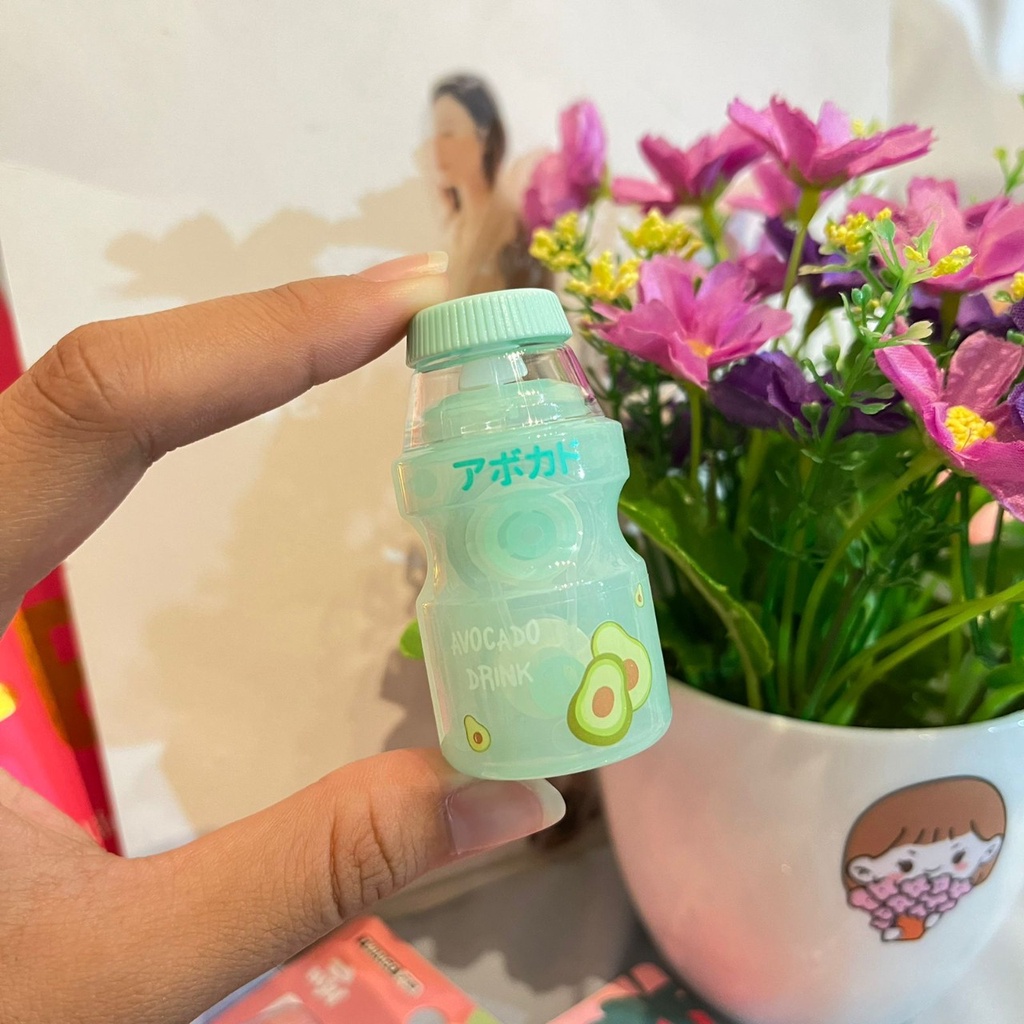 CORRECTION TAPE LUCU MODEL YAKUL MILK DRINK READY 3 WARNA HARGA MURAH TIP EX IMUT BENTUK MINUMAN YAKUL ADA WARNA MERAH KUNING BIRU KUALITAS IMPORT TERBAIK