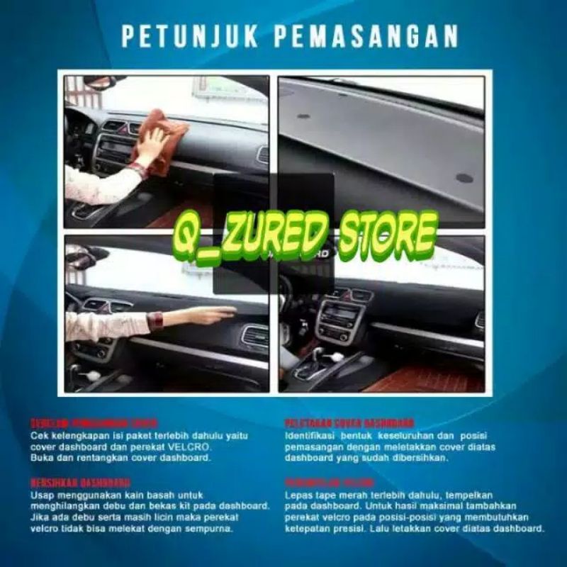 Karpet Dashboard Mobil Kijang LGX 2000 - 2004 / Kijang Kapsul / Krista / SGX / SSX / LSX AST